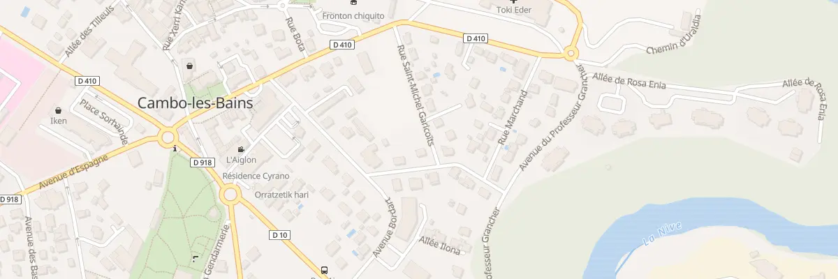 Plan du 5 Rue Robert Poupel à Cambo-les-Bains