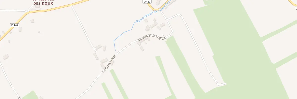 Plan du 5018 Le Village de l’église à Gonfreville