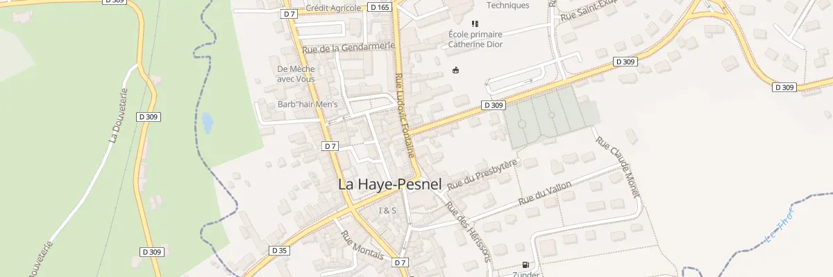 Plan du 2 Rue du Progrès à La Haye-Pesnel