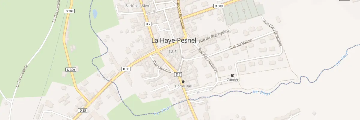 Plan du 12 Rue Pendante à La Haye-Pesnel