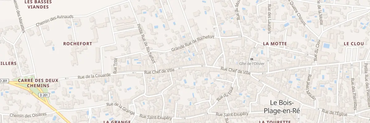 Plan du 180 Rue Chef de Ville au Bois-Plage-en-Ré