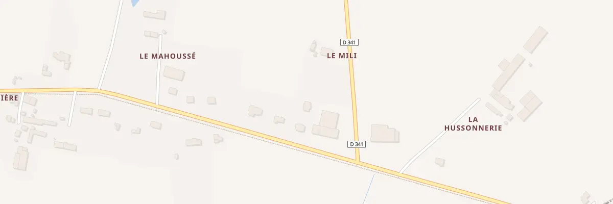 Plan du 79 Le Mili au Theil-de-Bretagne