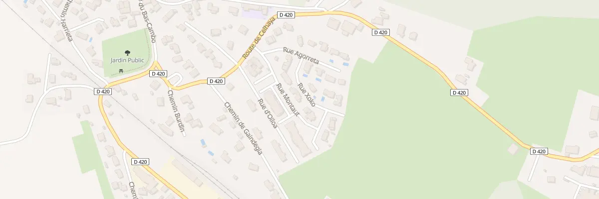 Plan du 12 Rue Xoko à Cambo-les-Bains