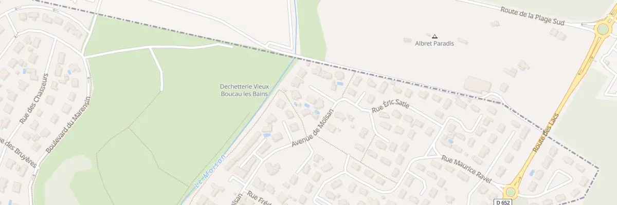 Plan du 3 Imp Gounod à Vieux-Boucau-les-Bains