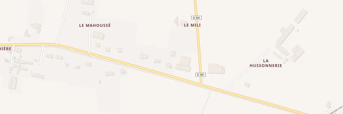 Plan du 77 Le Mili au Theil-de-Bretagne