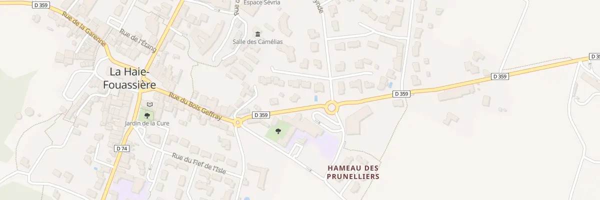 Plan du 24 Rue du Bois Geffray à La Haie-Fouassière