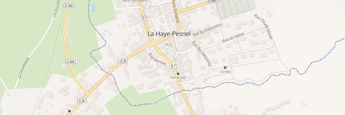 Plan du 14 Rue Pendante à La Haye-Pesnel