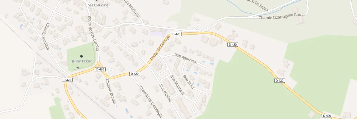 Plan du 2 Rue Xoko à Cambo-les-Bains