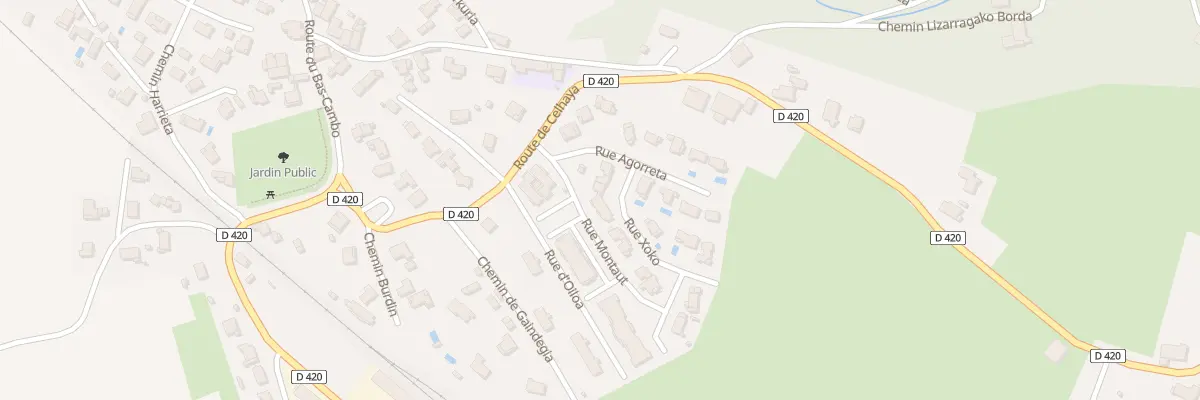 Plan du 6A Rue Xoko à Cambo-les-Bains