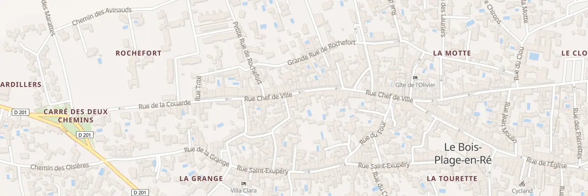 Plan du 209 Rue Chef de Ville au Bois-Plage-en-Ré