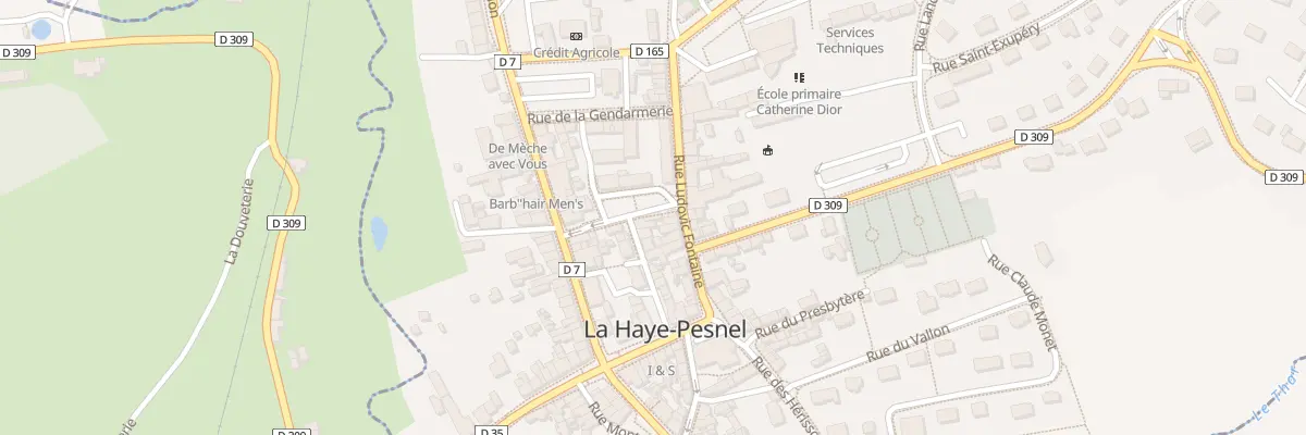 Plan du 4 Rue Guillaume le Conquérant à La Haye-Pesnel