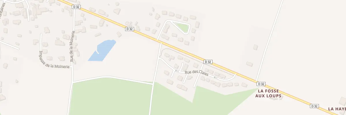 Plan du 3 Rue des Claies à Boistrudan