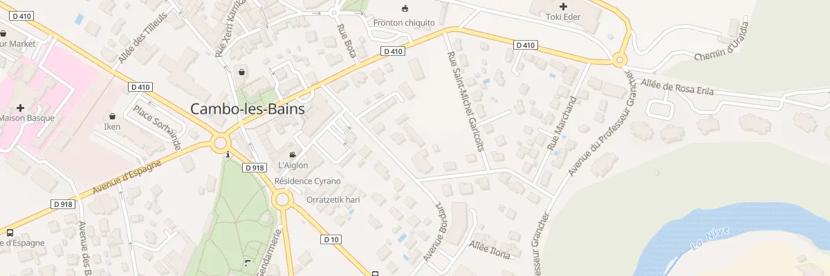 Plan du 11 Av Bordart à Cambo-les-Bains