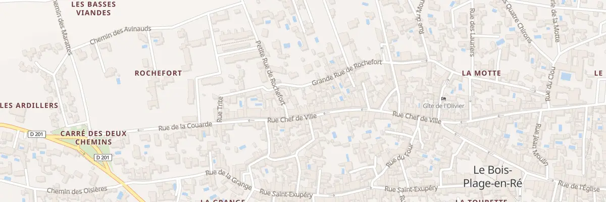 Plan du 228 Rue Chef de Ville au Bois-Plage-en-Ré