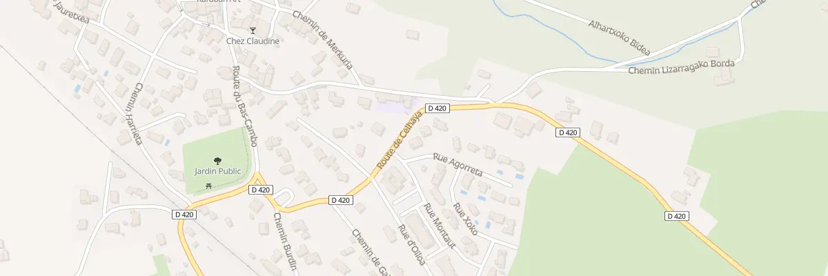 Plan du 1 Rue Agorreta à Cambo-les-Bains