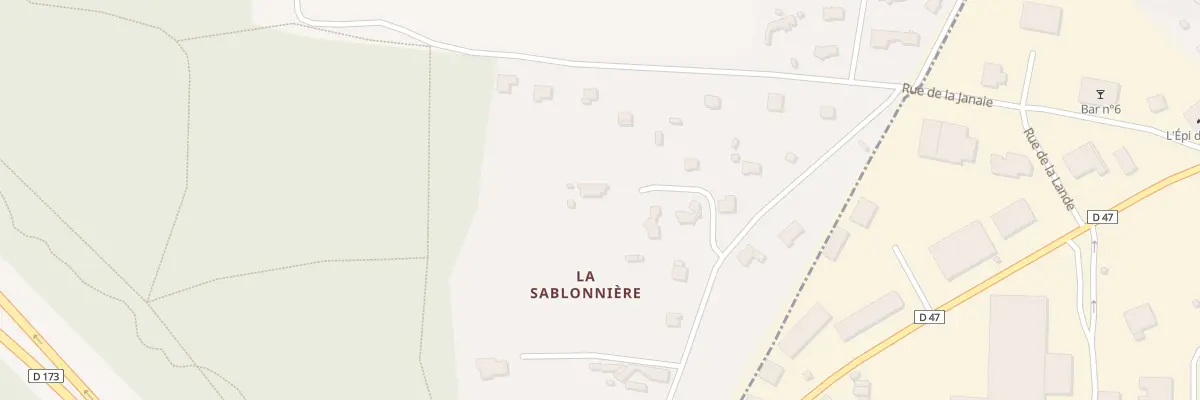 Plan du 54 La Sablonnière au Theil-de-Bretagne