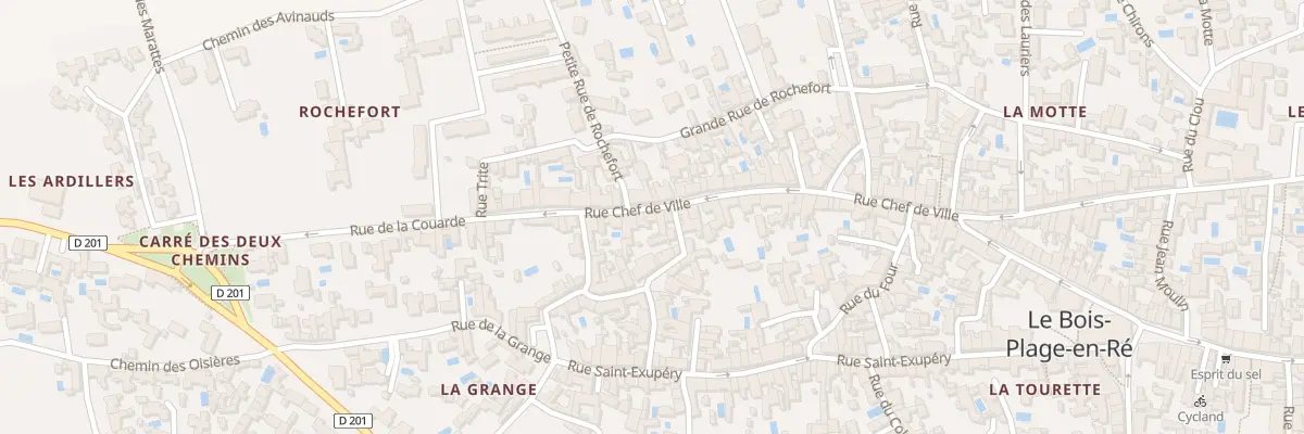 Plan du 241 Rue Chef de Ville au Bois-Plage-en-Ré