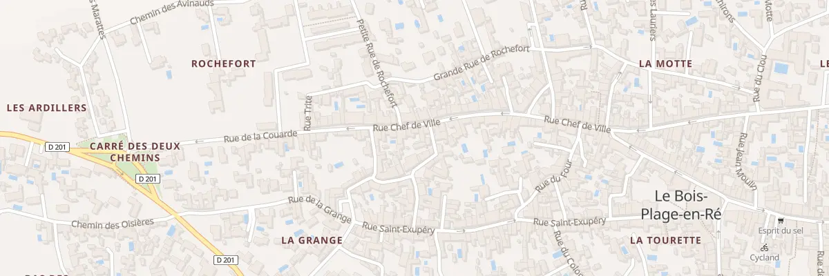 Plan du 247 Rue Chef de Ville au Bois-Plage-en-Ré