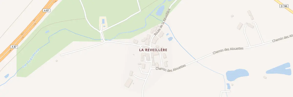Plan du 78 Rte de la Reveillère à La Roche-sur-Yon