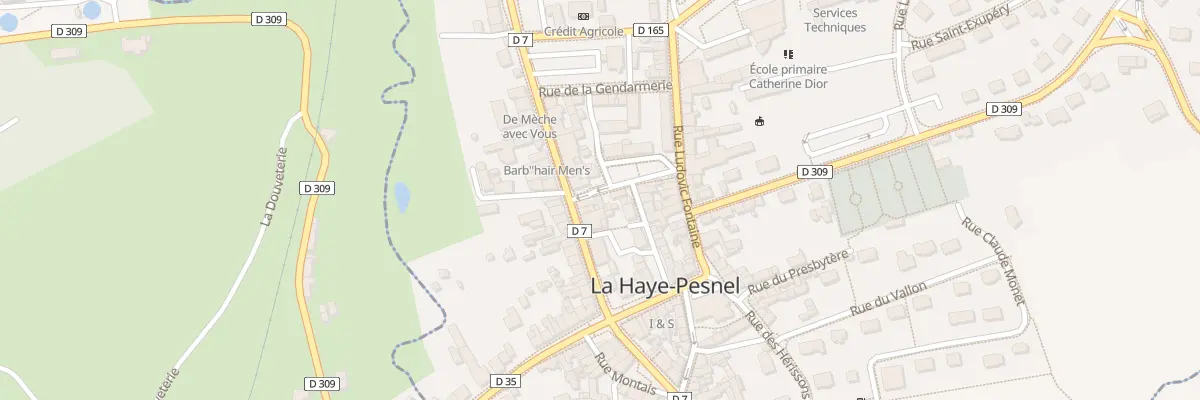 Plan du 2A Rue Guillaume le Conquérant à La Haye-Pesnel