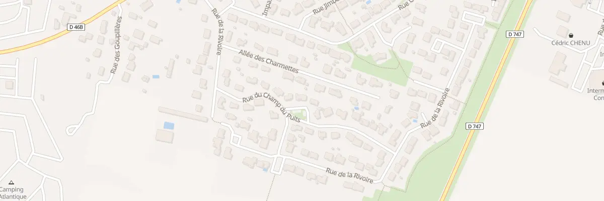 Plan du 11 Rue du champ du puits à Angles