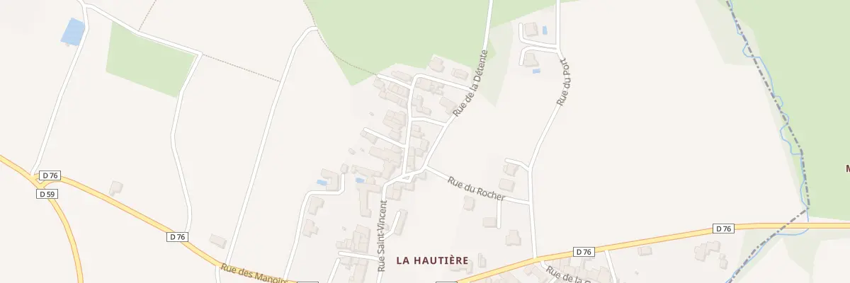 Plan du 6 Rue saint vincent à Saint-Fiacre-sur-Maine