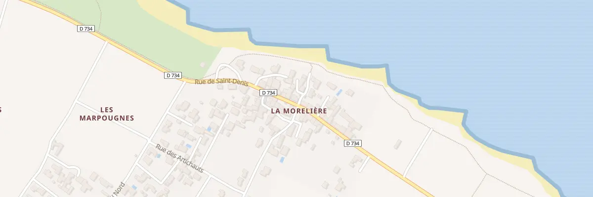 Plan du 18 Rue Saint Denis A la Moreliere à Saint-Denis-d’Oléron