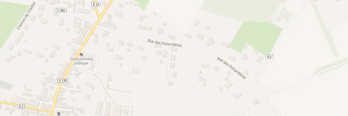 Plan du 20 Rue des Pohardières à La Meilleraye-de-Bretagne