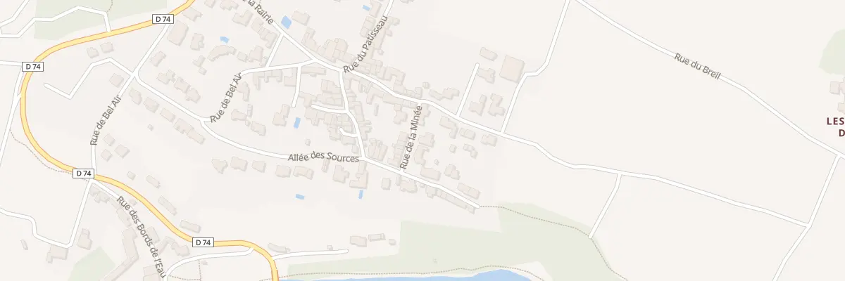 Plan du 5 Rue de la Minee à Montbert