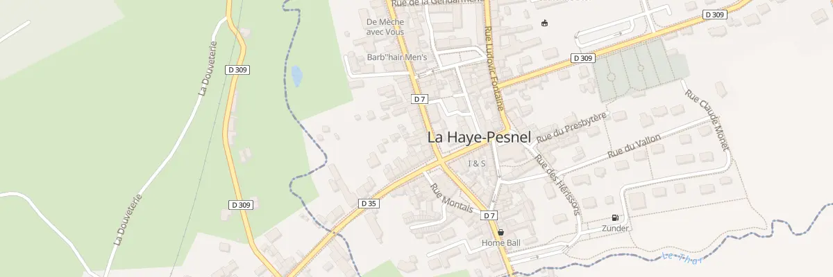 Plan du 5 Rue de la Liberation à La Haye-Pesnel