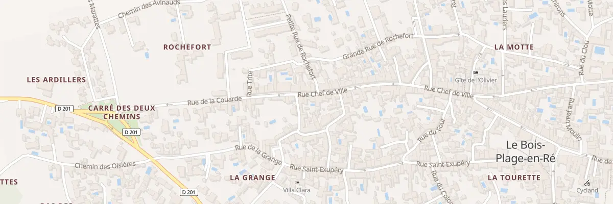 Plan du 279 Rue Chef de Ville au Bois-Plage-en-Ré