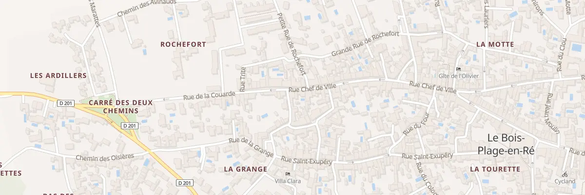 Plan du 287 Rue Chef de Ville au Bois-Plage-en-Ré
