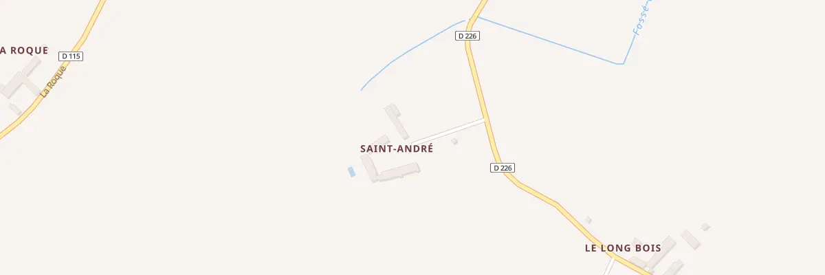 Plan du 2 Saint André à Teurthéville-Bocage