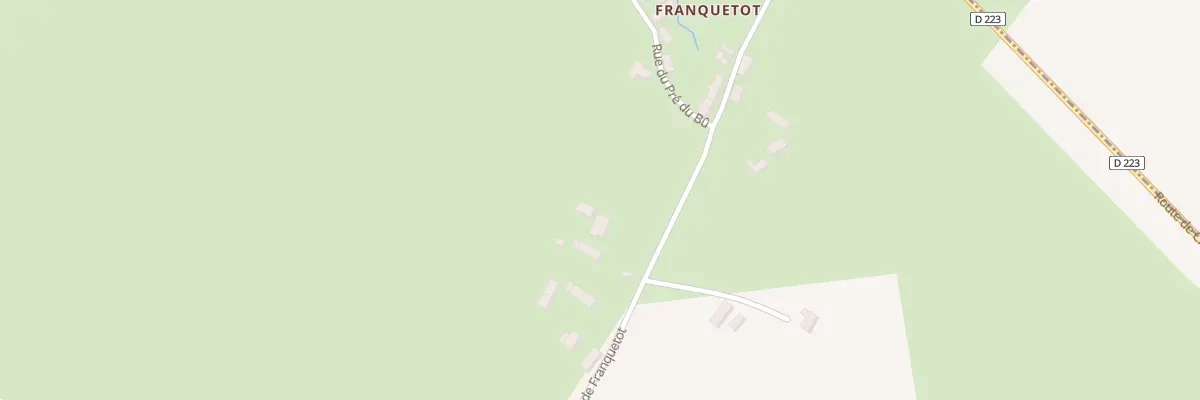 Plan du 34 Rue de Francquetot -Crettevill à Picauville