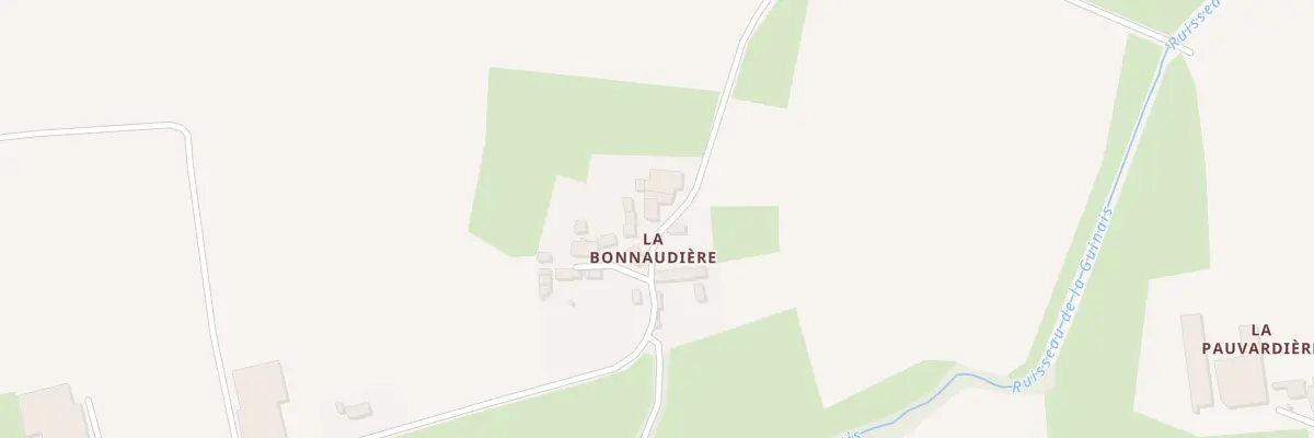 Plan du 6571 La Bonnaudière à Rougé