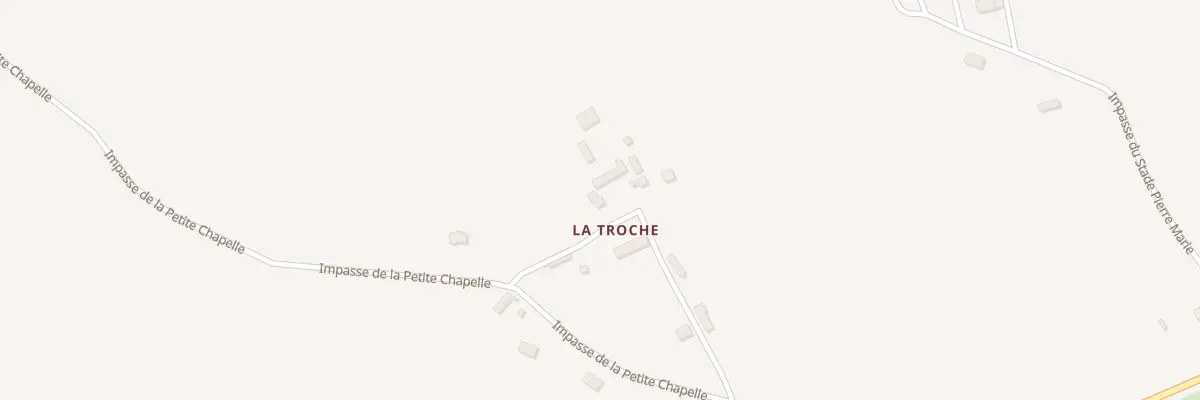 Plan du 2 La Troche à Lengronne