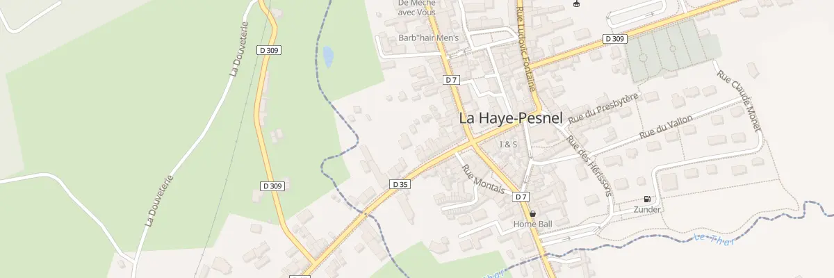 Plan du 12 Rue du Thar à La Haye-Pesnel