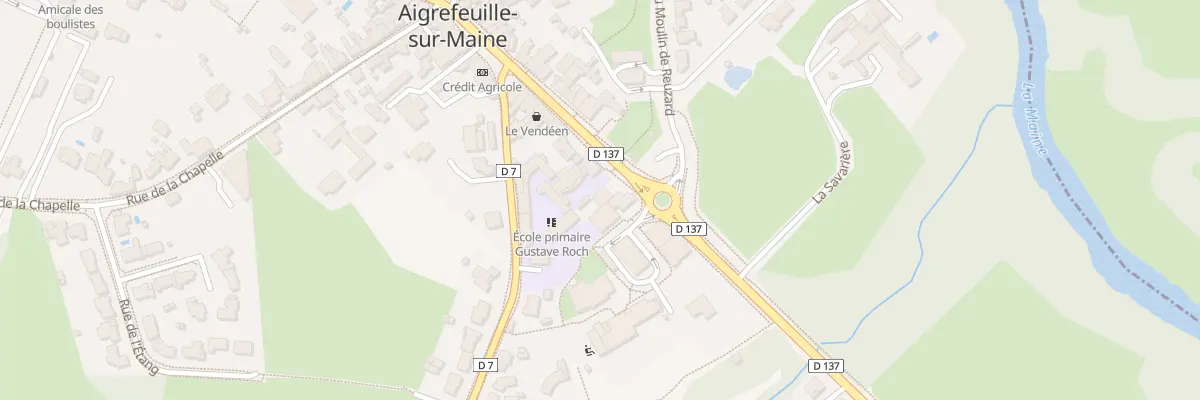 Plan du 30 Av de la Vendée à Aigrefeuille-sur-Maine