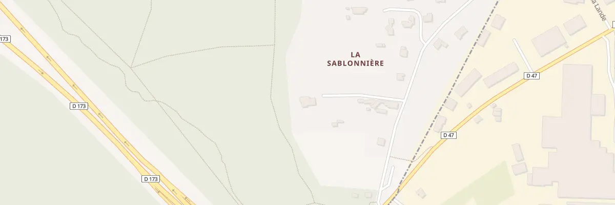 Plan du 66 La Sablonnière au Theil-de-Bretagne