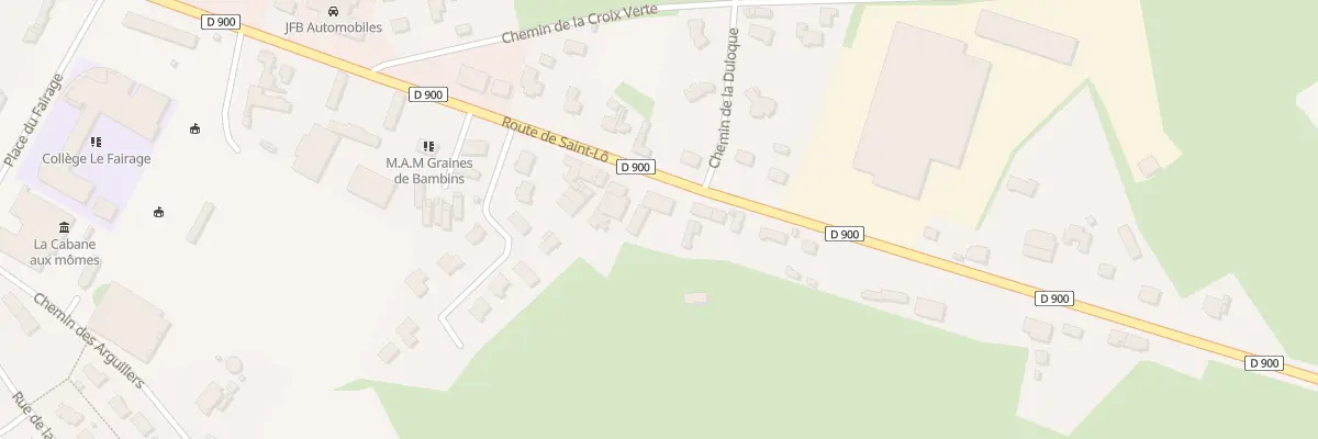 Plan du 95 Rue de Saint-Lô à Périers
