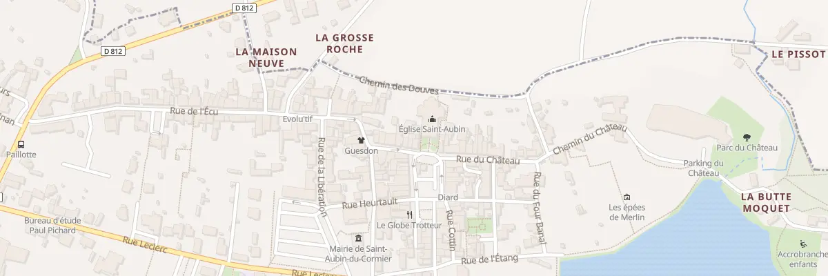 Plan du 39 Rue Porte Carree à Saint-Aubin-du-Cormier