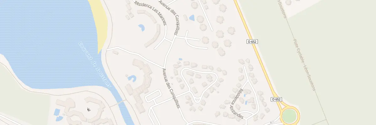 Plan du 30 Rue des Grands Pins à Soustons