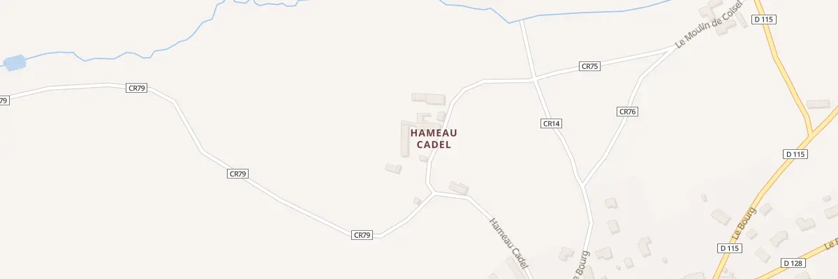 Plan du 9 Hameau Cadel à Teurthéville-Bocage