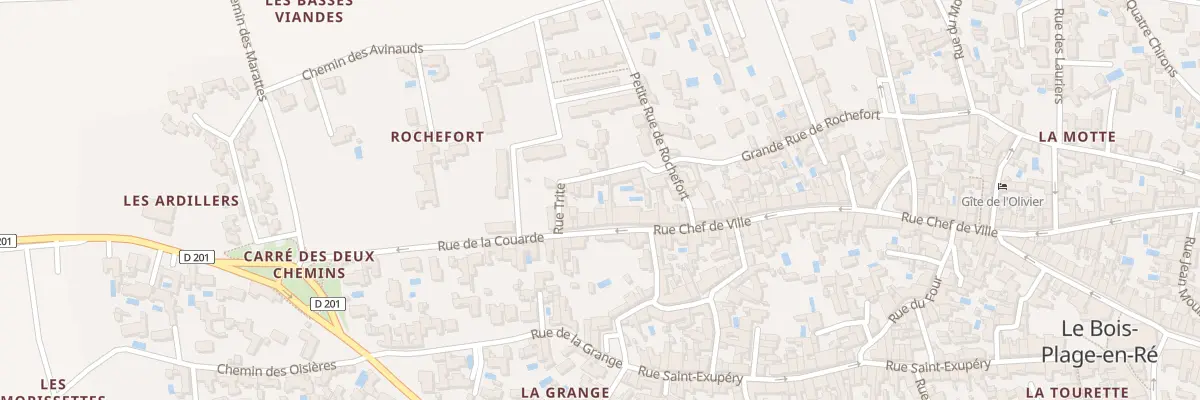 Plan du 334 Rue Chef de Ville au Bois-Plage-en-Ré