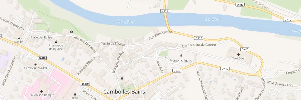 Plan du 23 Rue Chiquito de Cambo à Cambo-les-Bains
