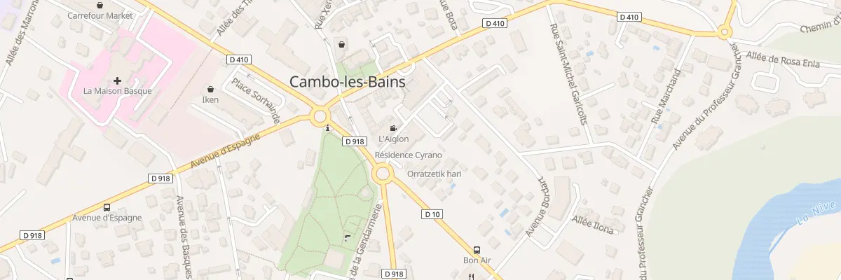 Plan du 1 Pl Cyrano à Cambo-les-Bains