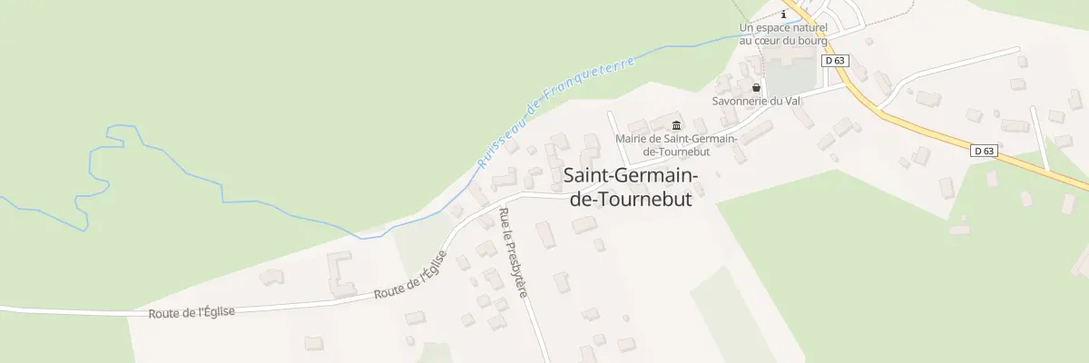 Plan du 36 L’Eglise à Saint-Germain-de-Tournebut