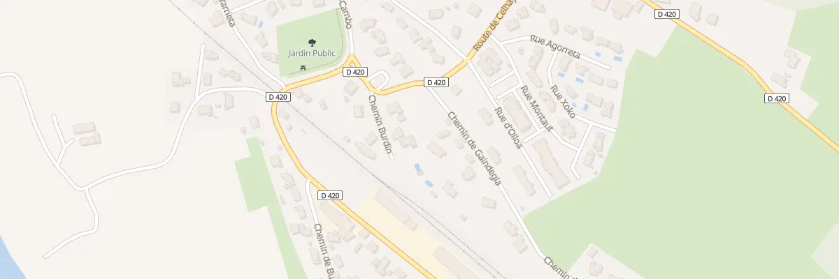 Plan du 1 Che Burdin à Cambo-les-Bains