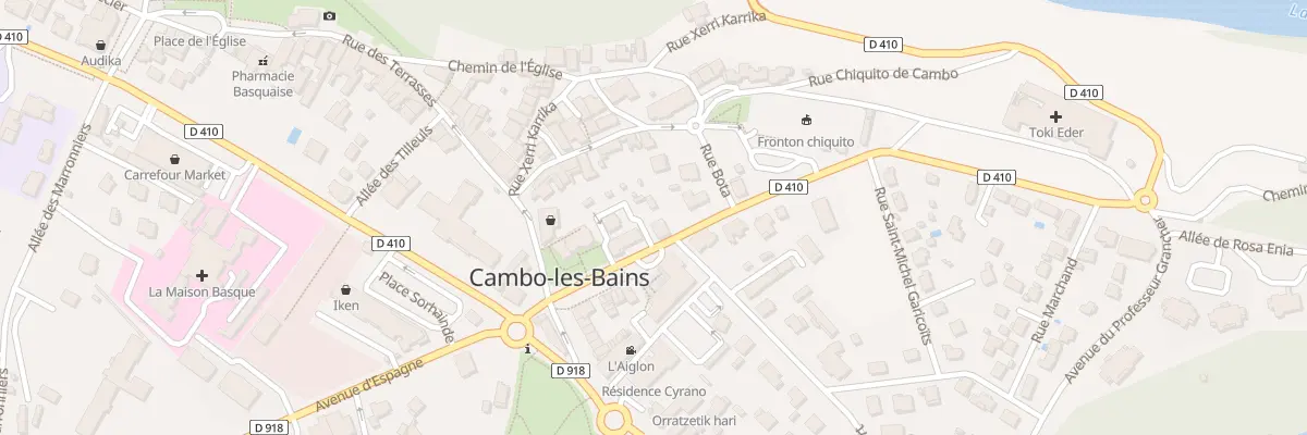 Plan du 7 Av de la Mairie à Cambo-les-Bains