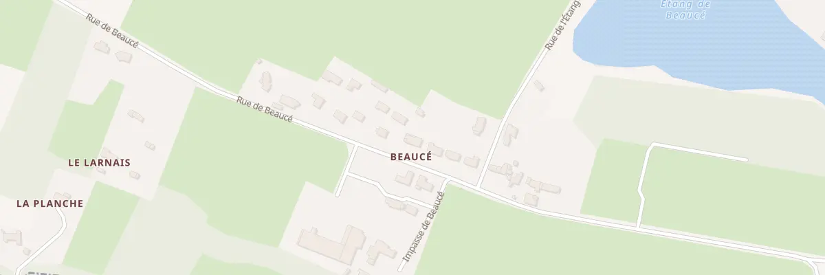 Plan du 717 Rue de Beaucé à Ligné